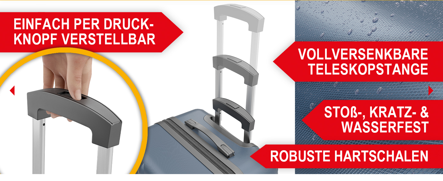 Преміум набір валіз 4 шт. – жорсткі валізи з TSA-замком, USB-порт – плюс ваги для валіз, ремені, адресники, тримач для напоїв, чохол для взуття, захисні чохли, рожевий