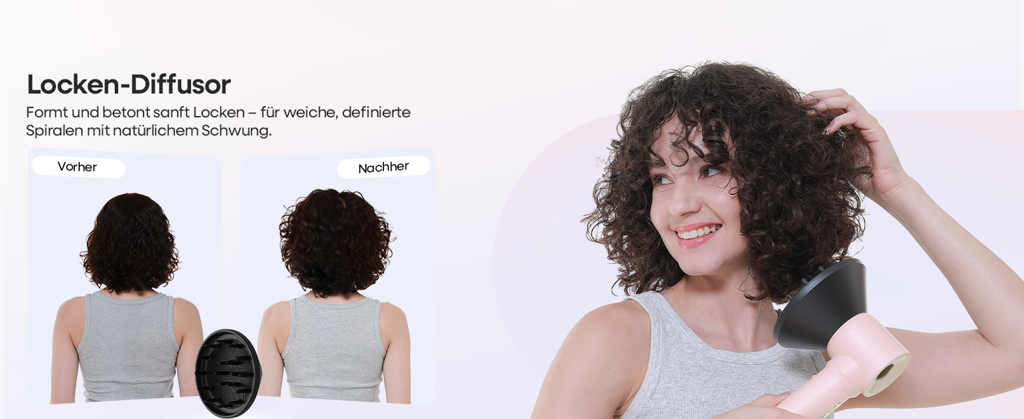 Аirstyler 7-в-1: Фен, плойка, брашинг, термощітка, автоматична завивка, іонізація, захист від пошкоджень, рожевий