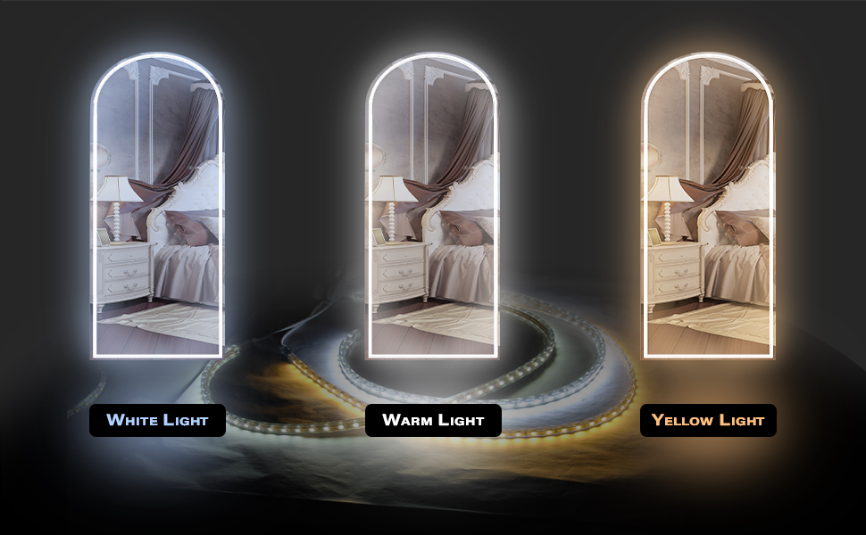 CASSILANDO Full Length LED Mirror
