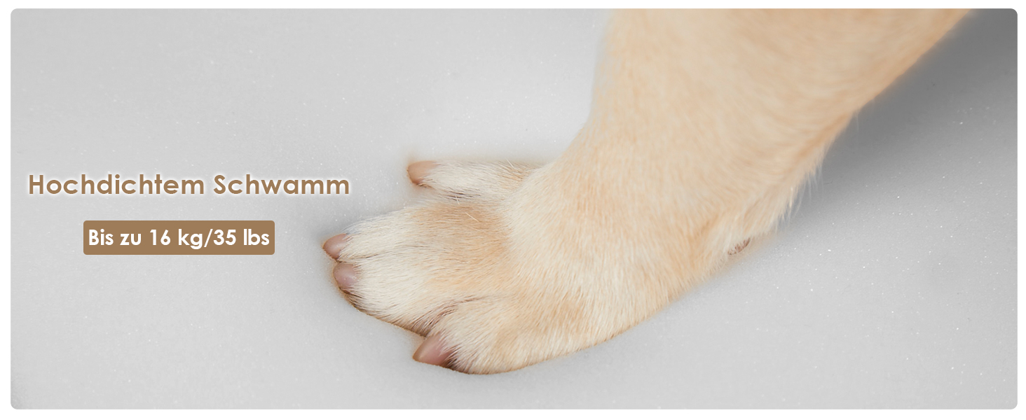 Сходинки для собак EHEYCIGA - 40 см, сірі. Зручні сходи для маленьких собак до ліжка/софи. 3 сходи, неслизьке покриття, миючий чохол. Розміри: 40 x 50 x 30 см