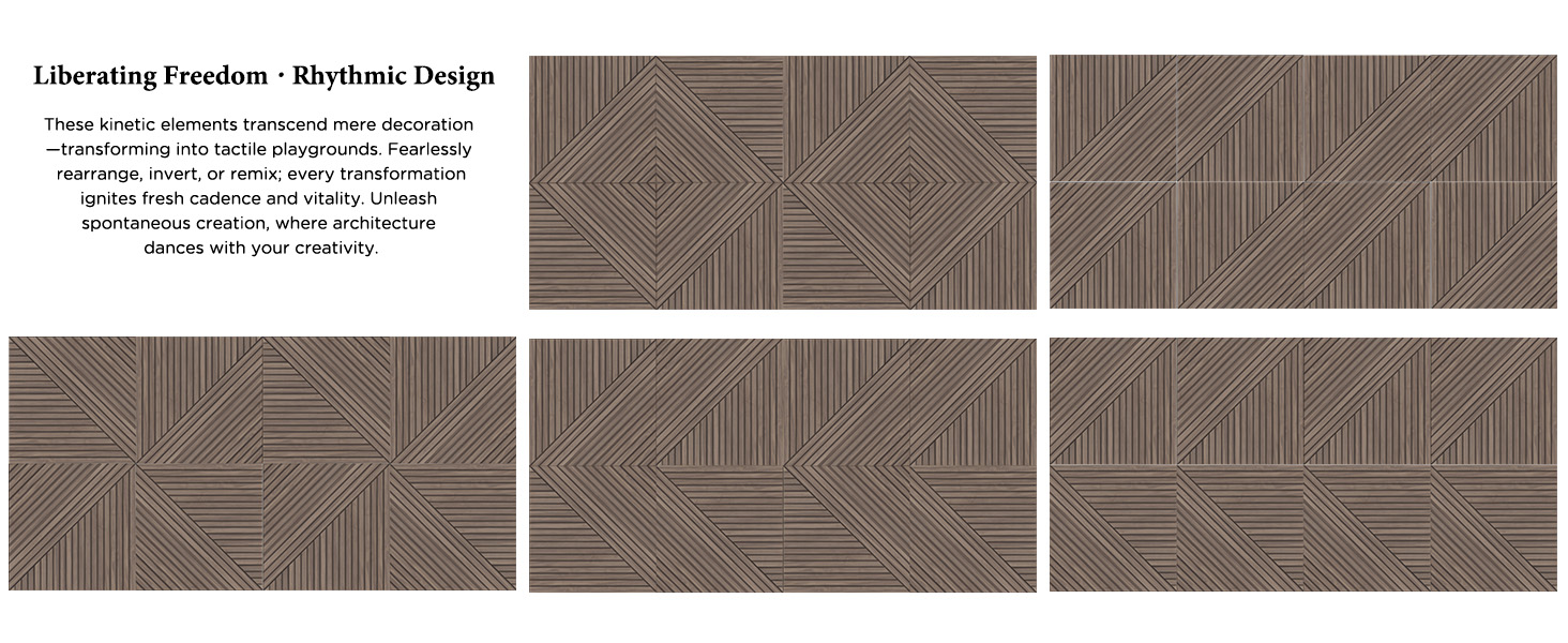 Акустичні панелі JBER (6 шт), самоклеючі звукопоглинаючі стінові панелі для офісу, студії та дому, 180 x 120 см, колір світкий горіх (тик)