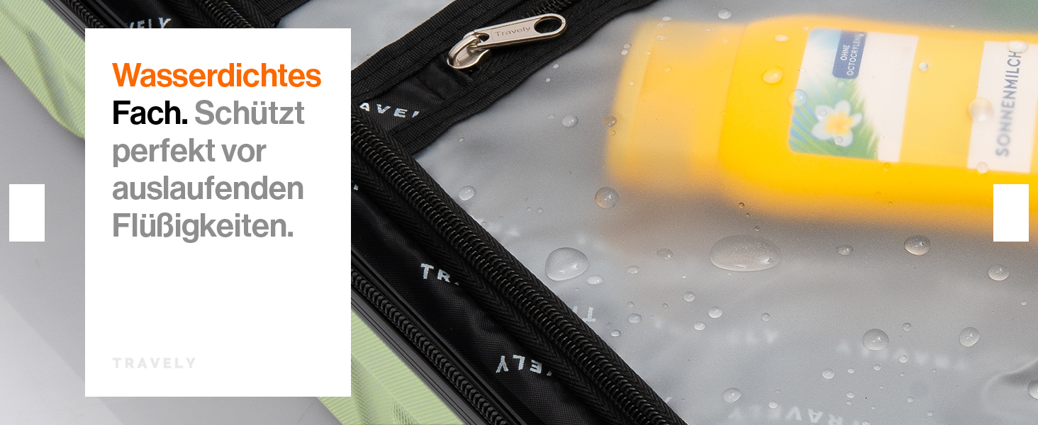 Чемодан туристичний великий 77 см, 100 л, полікарбонат, зелений, з TSA замком