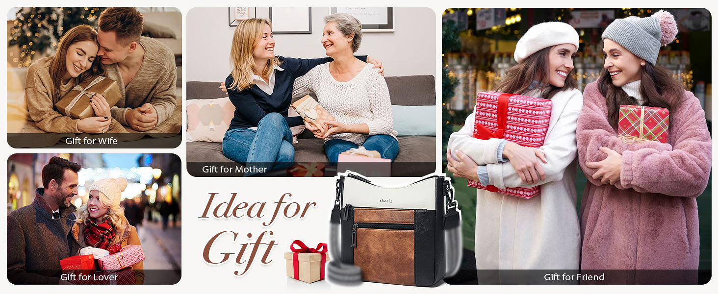 Сумка жіноча через плече Shrrie, екошкіра, чорно-коричнева, з ременем, для подорожей