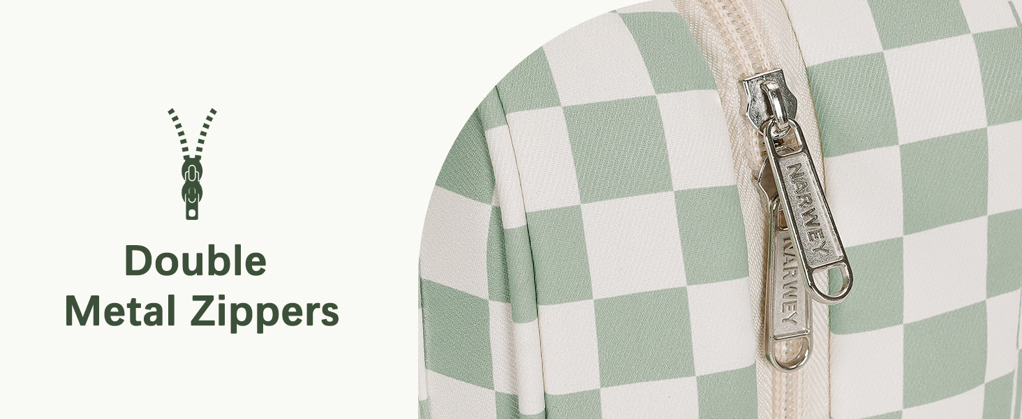 Косметичка для жінок Narwey з петлею для підвішування, велика, органайзер для косметики, сітка м'ятного кольору (середній)