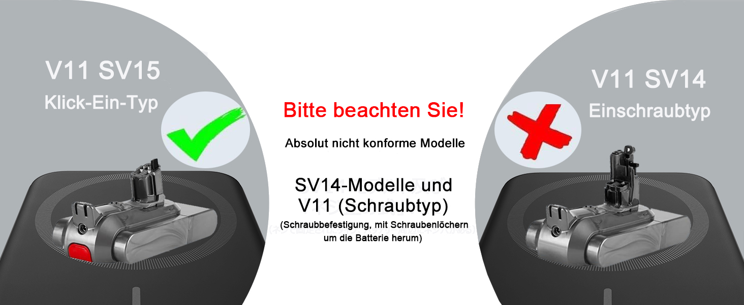 Запасний акумулятор DTK для пилососів Dyson V11 V15 (сумісний з SV15, SV16, SV22) з кнопковою установкою
