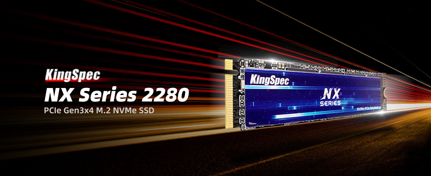 KingSpec NX-2280 1TB SSD NVMe M.2 PCIe 3.0 Gen 3x4 - Швидкий SSD для ігор та ПК