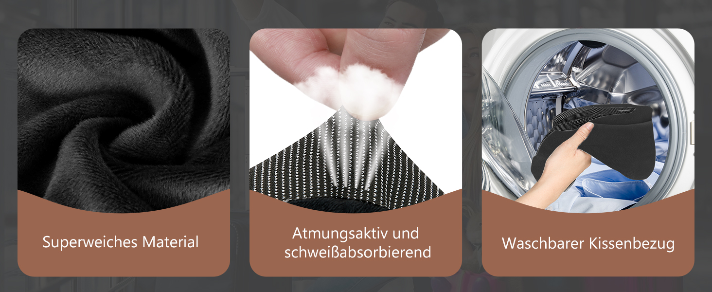 Подушка для шиї у літак, доросла, з піною з пам'яті, регульована, з маскою для сну та берушами, чорна