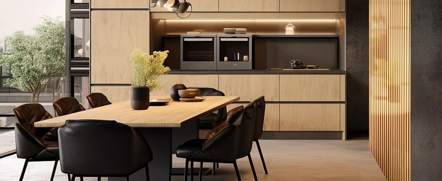 Акустичні настінні панелі SPAZIO Anthrazit 693, 260x54 см (набір 2 шт. 260x27 см), оббивка на фетрі для звукоізоляції