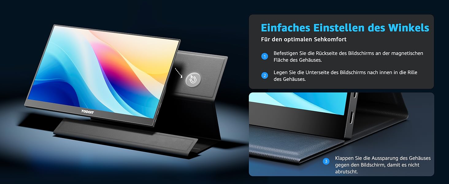 Портативний монітор Yodoit 15.6