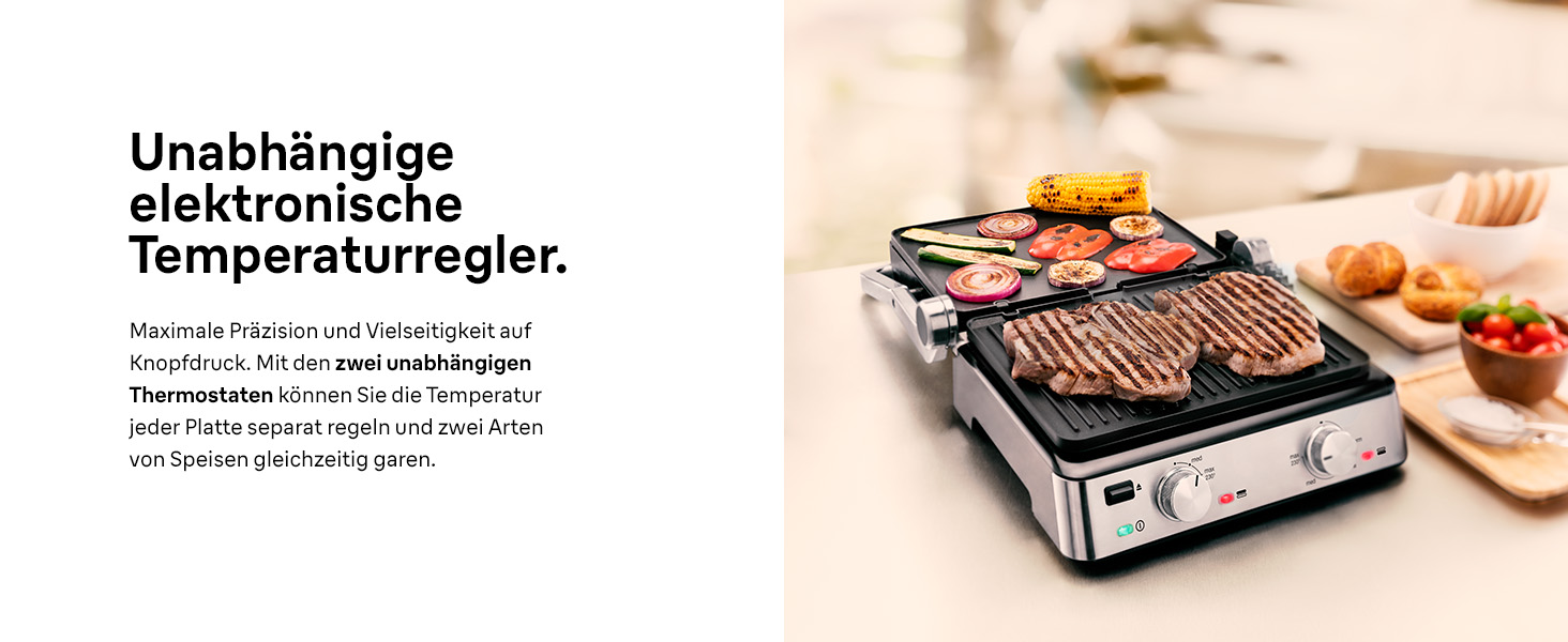 Електричний гриль Braun MultiGrill 7 CG7020: 3-в-1 (контактний гриль, BBQ, духовка), 2000W, велика поверхня (12 бургерів), регулювання температури, для дому