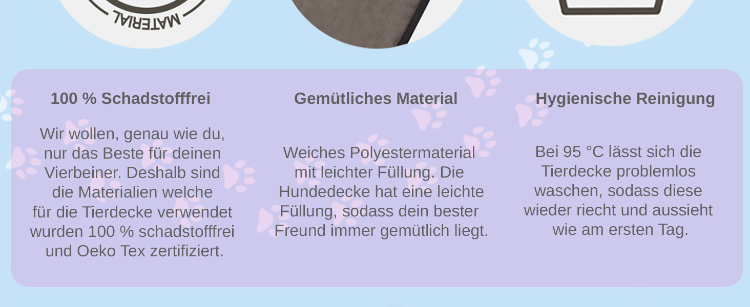 М'яка ковдра для собак Normani - килимок для тварин з безпечного матеріалу, 40x50 см, 60x80 см, 70x100 см, сірий колір