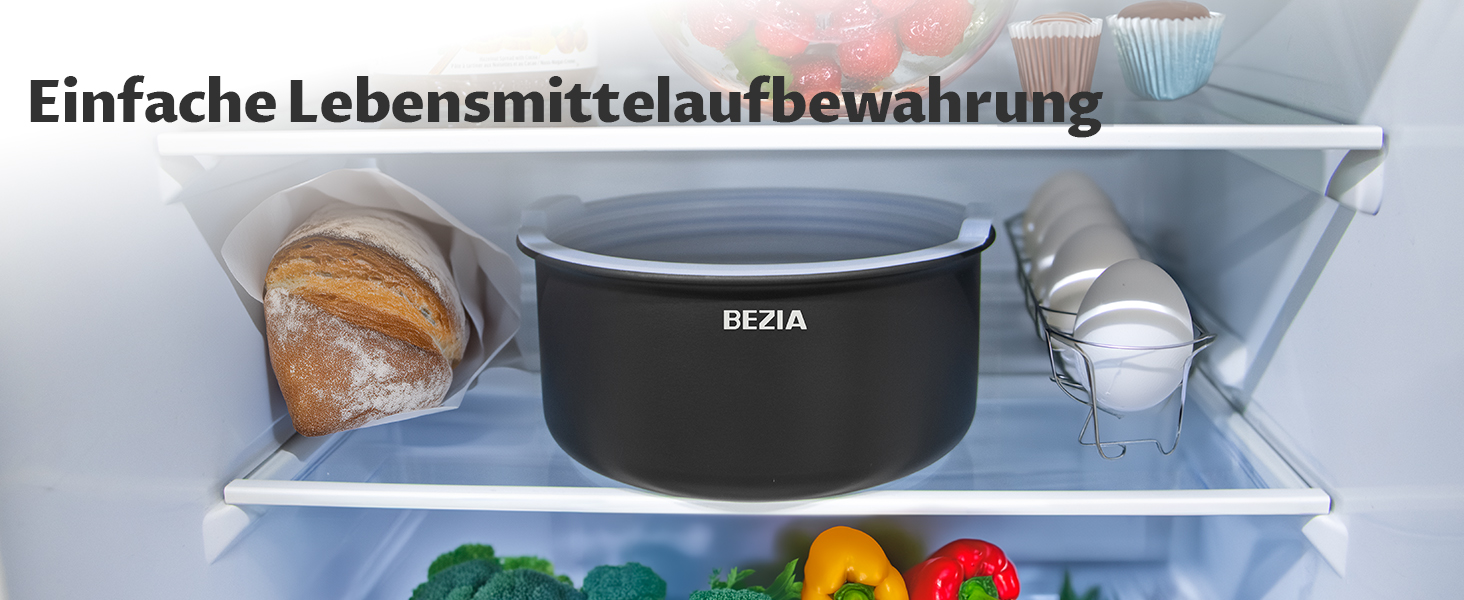 Набір посуду Bezia 10 предметів: сковороди та каструлі з знімними ручками, антипригарне покриття, для всіх типів плит (індукційні)