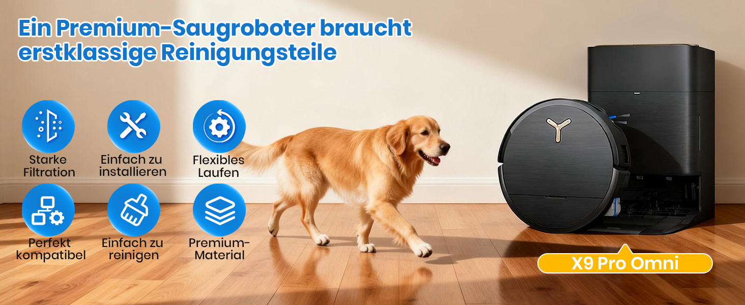 Фільтр для пилососа Dyson V12 Detect Slim Absolute Extra (2 шт) - Оригінал 971517-01 / Сумісний з Ecovacs X9 Pro Omni, X11 Pro Omni