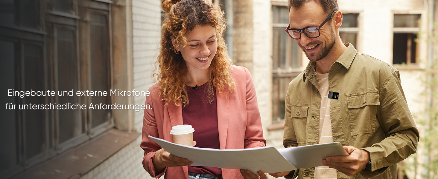 COMICA BoomX-DUC2: Бездротовий мікрофон для смартфона та ноутбука (USB-C) - ідеальний для влогів, подкастів та стрімінгу