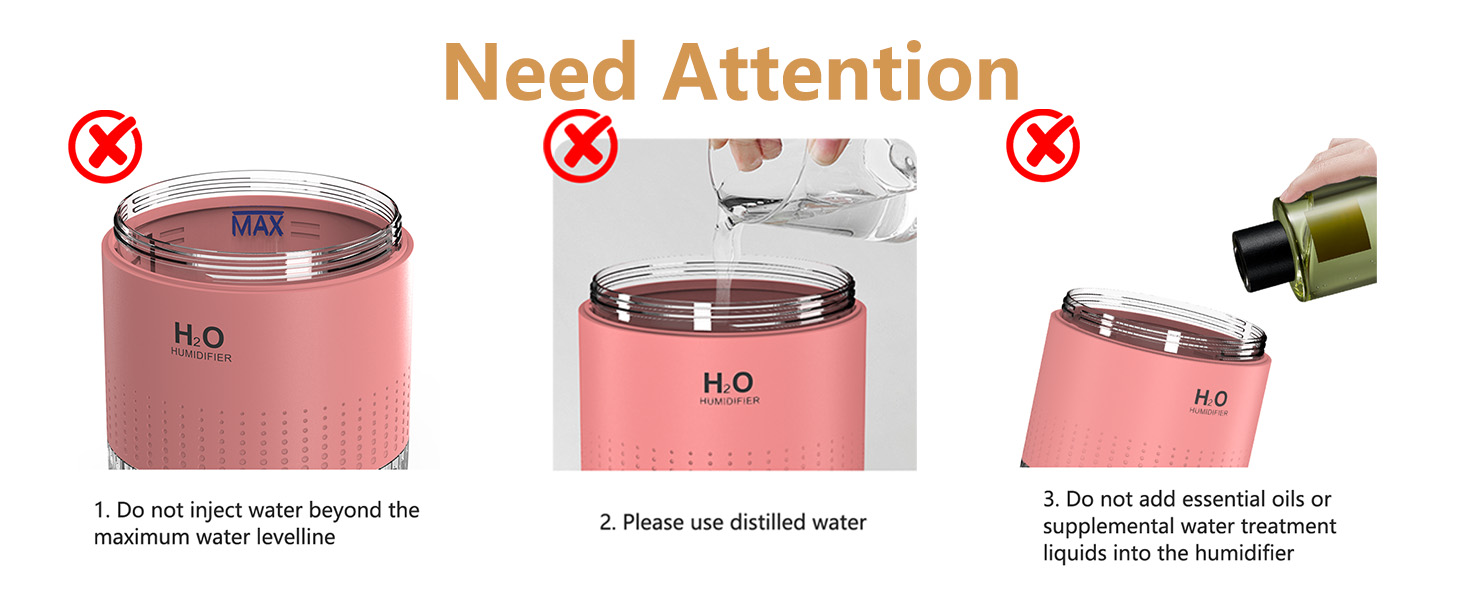 Ультразвуковий зволожувач повітря Mini AIR Humidifier з LED-підсвіткою (зелений/рожевий)