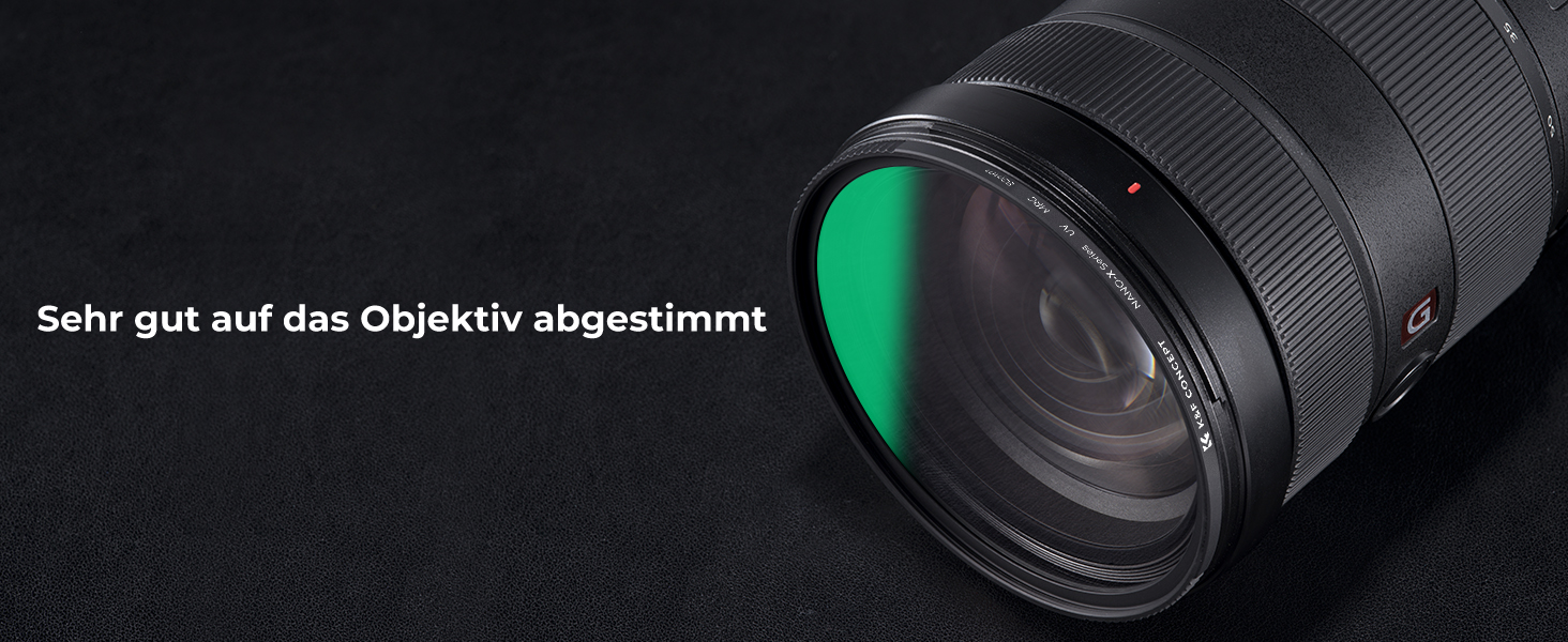 Фільтр UV K&F Concept Nano X-Serie 58mm Schott-Glas, 28 шарів MC, Super Slim, захист від ультрафіолету