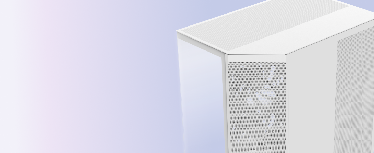 Корпус ПК NZXT H9 Flow 2025 – великий Mid-Tower з двома камерами, чорний – 3 x 140мм та 1 x 120мм вентилятори, підтримка радіатора 420мм, загартоване скло, Back-Connect