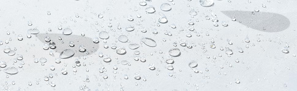 Штора для душу YOUNG DA текстильна біло-сіра з малюнком