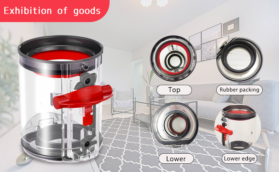 Контейнер для пилу Dyson V12/V10 Detect Slim (965272-01) - Оригінальна заміна