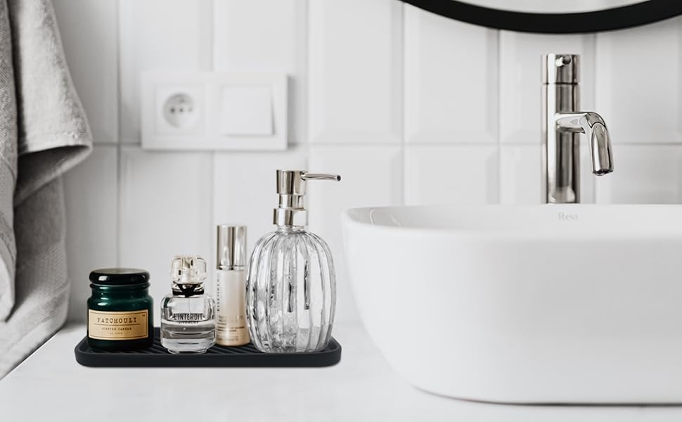 Стильний тримач для мила з силікону для кухні та ванної кімнати (2 шт., чорний)