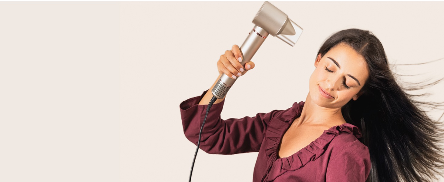 Ufesa Haarstyler Pro Glam Twist 7-в-1: цифровий безщітковий мотор, Coanda-система, керамічне покриття, іонізація, професійні насадки, рожевий