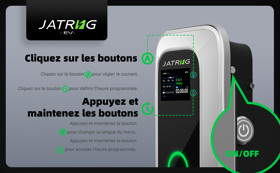 Зарядна станція для електромобіля 7kW 32A Type 2 WiFi-APP однофазна 230V (6м) - Швидка зарядка EV Wallbox IEC 62196-2