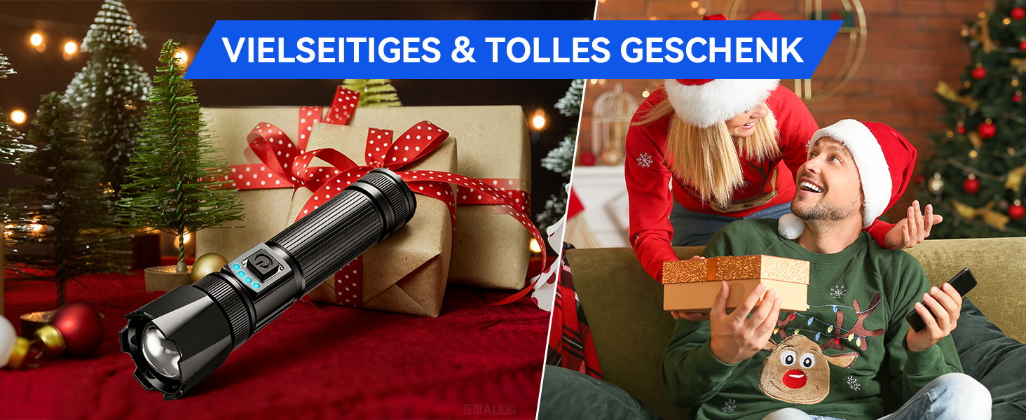 LED ліхтарик XHP70.2 на 1000000 люменів, перезаряджається, з зумом, 5 режимів, водонепроникний IP67, для кемпінгу, туризму, надзвичайних ситуацій SR5000S