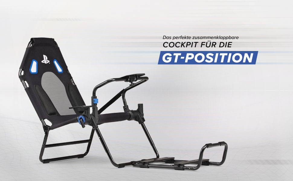 Next Level Racing F-GT Lite Складаний симулятор кокпіту (PlayStation Edition)