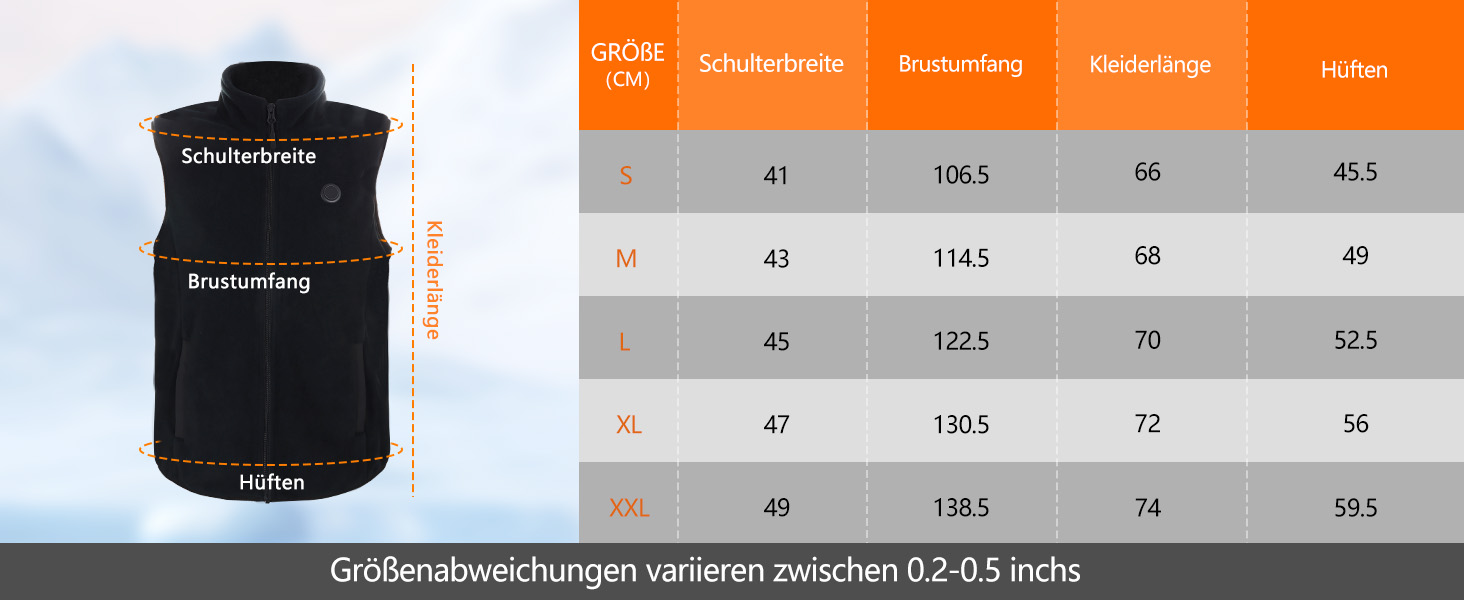 Обогревна жилетка з флісу для чоловіків з акумулятором 5V 10000mAh - жилетка з 3 рівнями нагріву, 5 зонами обігріву, ідеальна для роботи на відкритому повітрі, катання на лижах, піших прогулянок та щоденних поїздок. Чорний, XXL