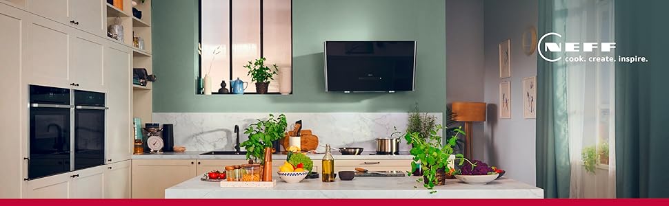 Вбудована мікрохвильова піч NEFF HLAWG25S3, 50x38 см, LED дисплей, автоматичні програми, Easy Clean, Easy Clock, чорний колір (N70)