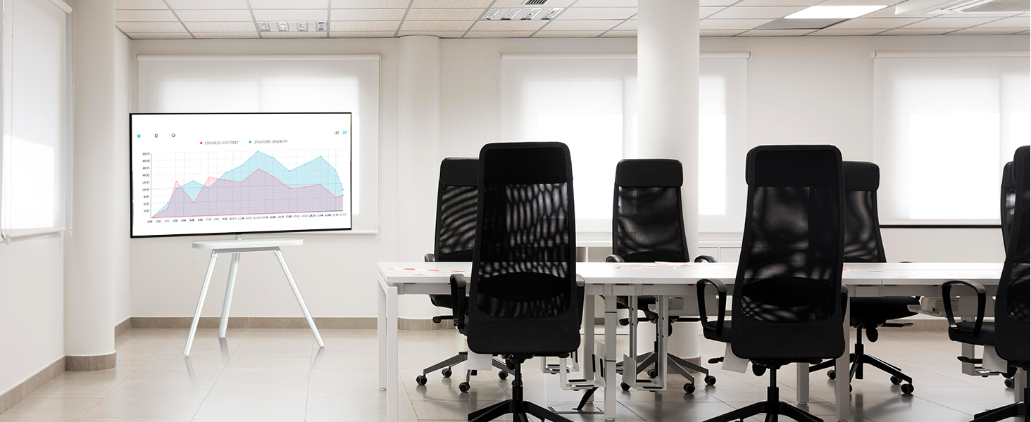 Підставка для телевізора PUTORSEN: поворотна, регульована по висоті, 43-65 дюймів, до 40 кг, VESA 400x400 (сірий або білий)