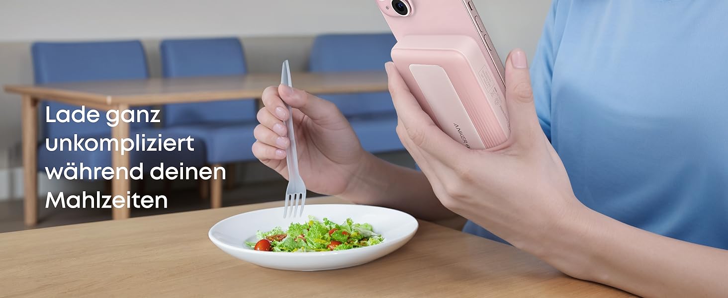 Anker Zolo Powerbank магнітна, 10000mAh, 30W, бездротова зарядка, для iPhone 17/16/15, AirPods, чорна