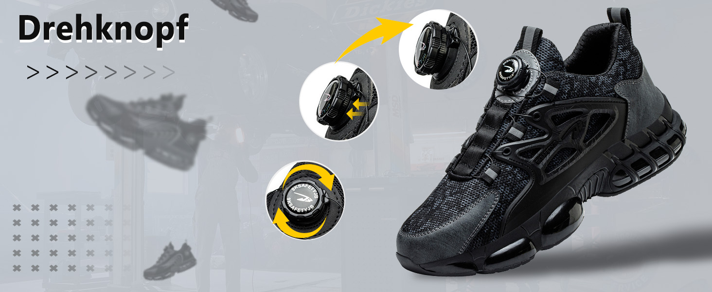 Черевики робочі чоловічі S3 Explorer 3.0. Легкі, спортивні, з поворотним замикачем. Захист від удару та проколу. Чорний.