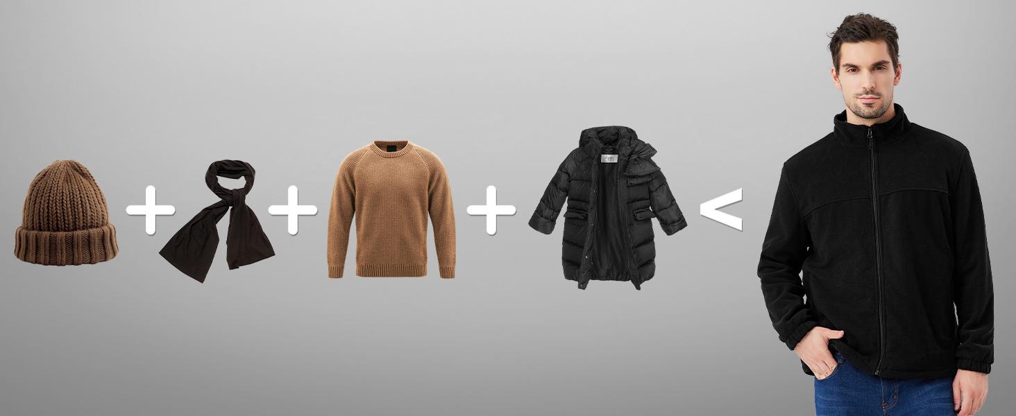 Обогрівальна куртка для чоловіків та жінок з Powerbank 18400 mAh, 10 зон обігріву, флісова куртка з акумулятором, тепла зимова куртка з обігрівом, L