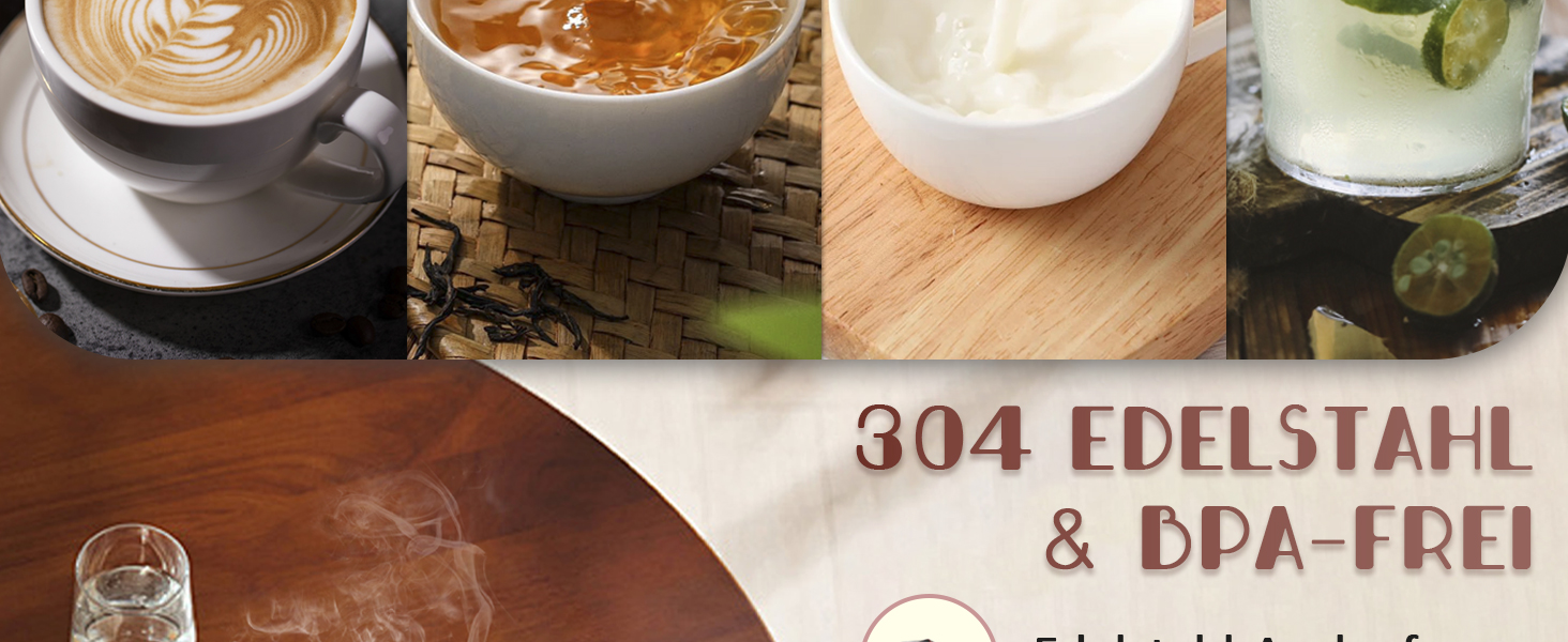 Електричний чайник Schwswanenhals 1.0L, ретро-дизайн, нержавіюча сталь, 1000W, автоматичне відключення, захист від перегріву, BPA-free, колір: темна мідь