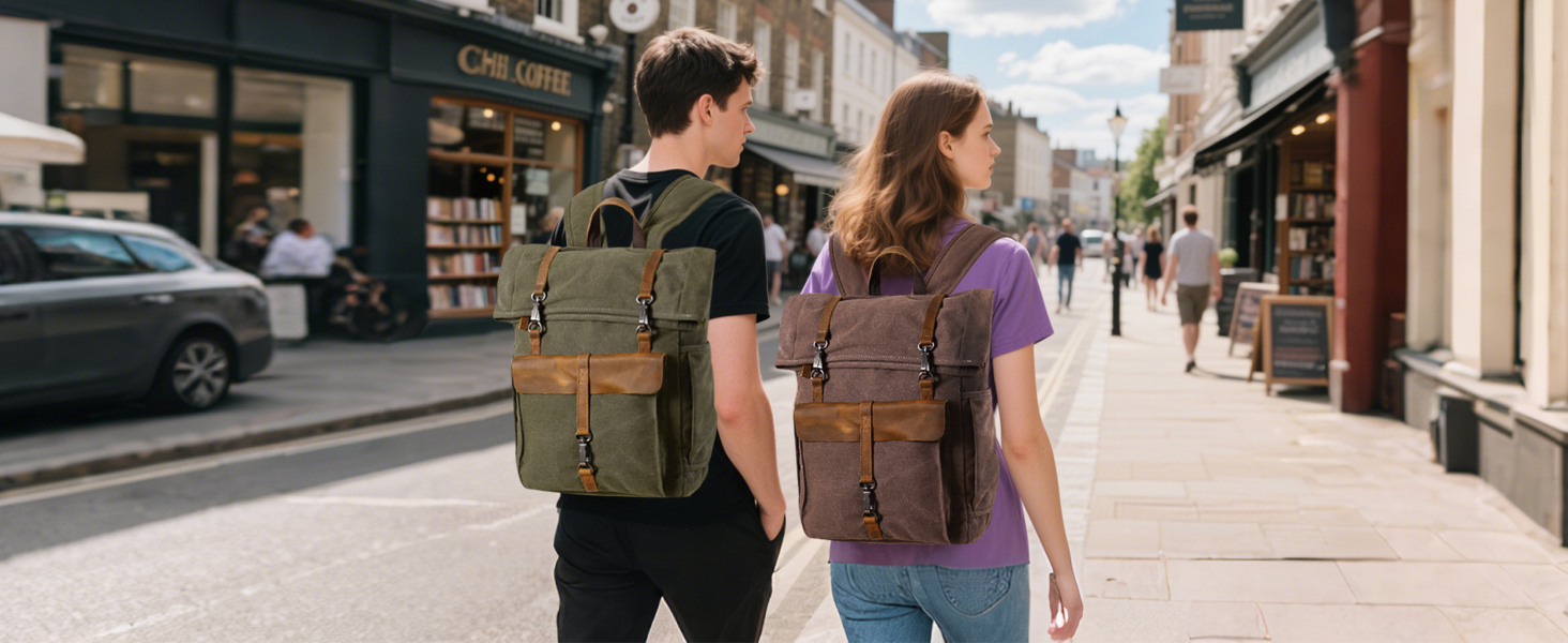 Рюкзак FANDARE Rolltop з водонепроникною тканиною, 15.6