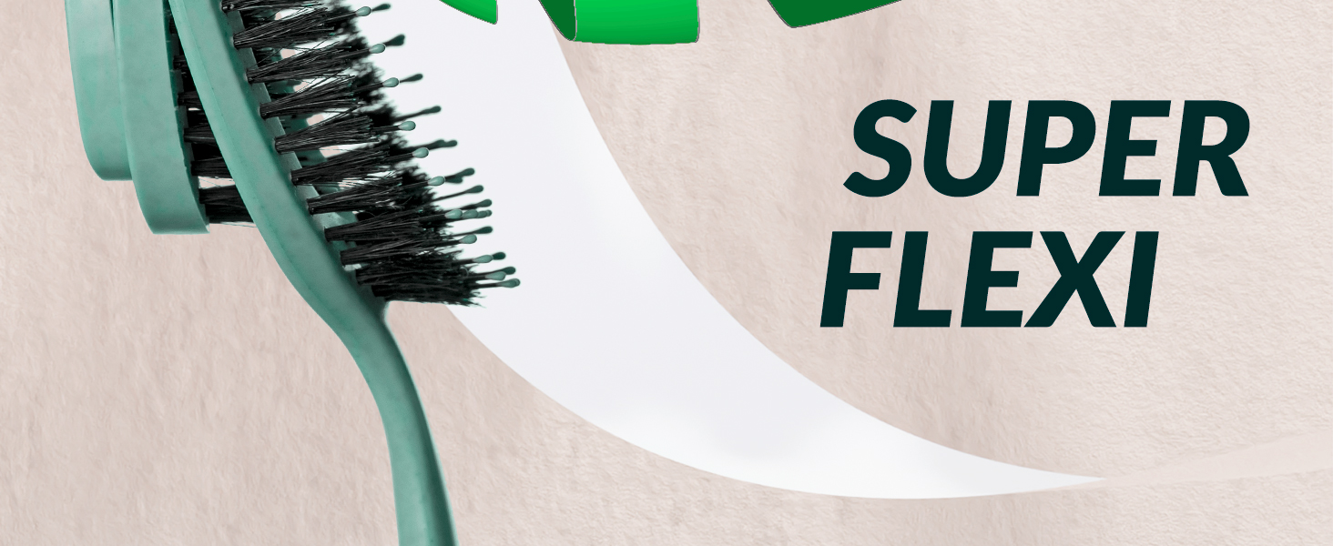 Щітка для волосся marQus Bio з щетиною дикого кабана без заплутування - розпушувач з подвійною спіральною пружиною - професійна щітка для розчісування всіх типів волосся, екологічні матеріали - для мокрого та сухого волосся, блиск, об'єм, Blush Blush-Shine