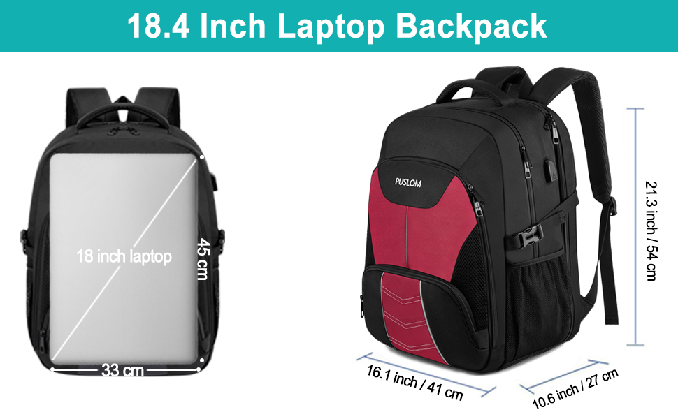 Чоловічий рюкзак 55L, великий, водонепроникний, з відділенням для ноутбука (18.4