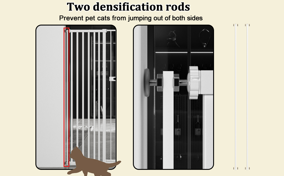 Захисне ворота для тварин Xifamniy, 155 см: безпека для дітей та домашніх тварин (без свердління)