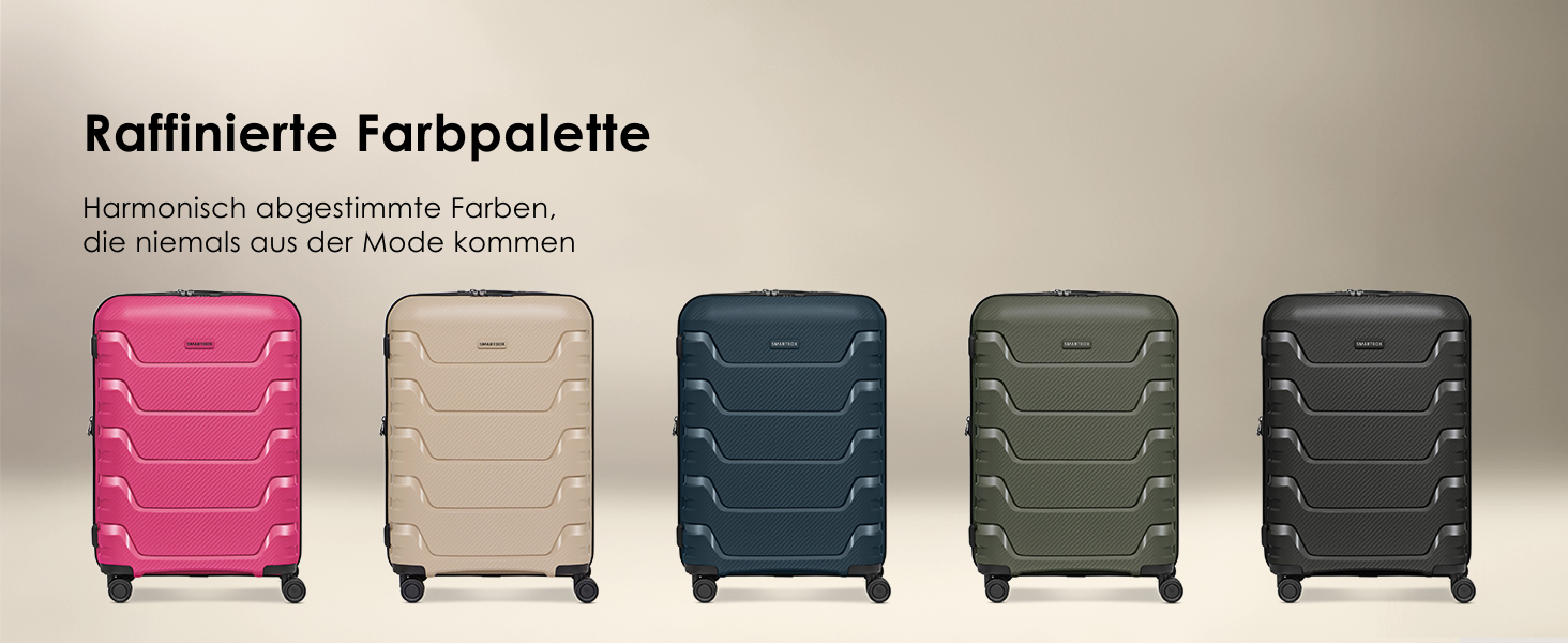 Чемодан тріумф SMARTBOX Olive L (76 см), розширюваний, 111-120 л, поліпропілен, 4 колеса, TSA-замок, 4.2 кг