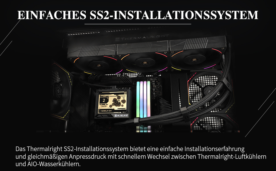 Thermalright Mjolnir Vision 360 ARGB: Смарт-система водяного охолодження з IPS LCD дисплеєм для AM5/LGA 1700/1851, білий корпус