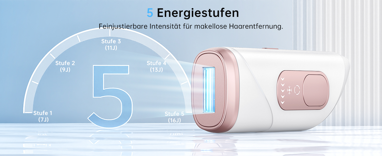 Пристрій для епіляції IPL з лазером та охолодженням, необмежена кількість імпульсів, довжина хвилі 600 нм, для жінок та чоловіків, обличчя, бікіні, руки, ноги, тіло, Rose
