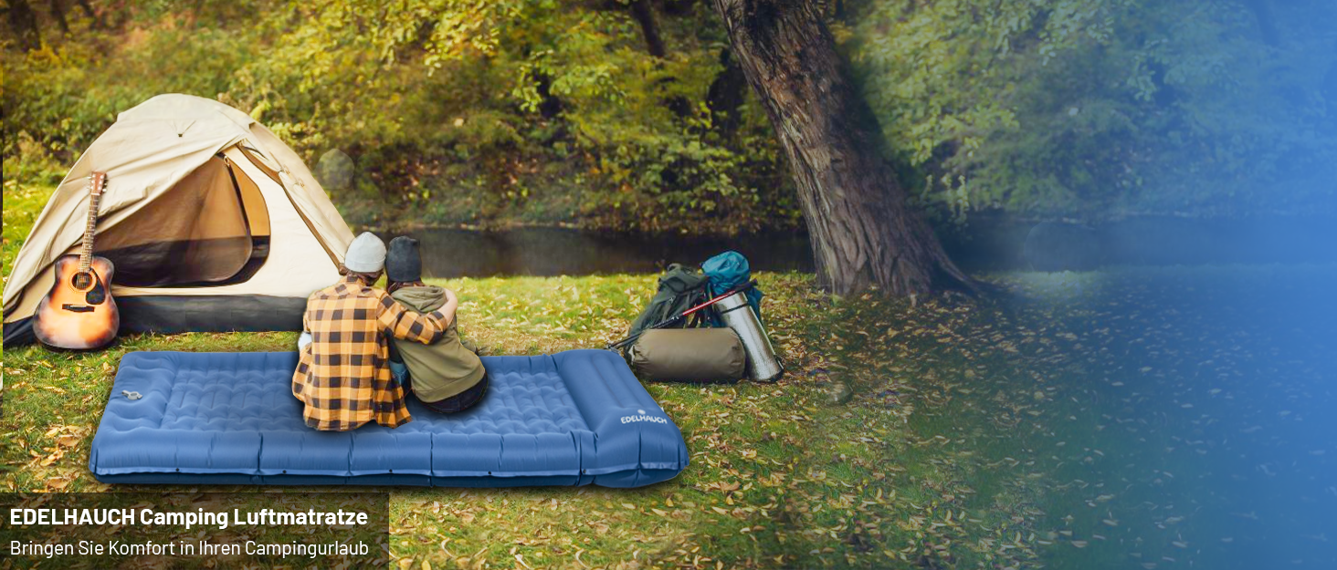 Isomatte Ultraleicht 12 см, складана з інтегрованим насосом та подушкою – килимок для кемпінгу, автомобільна матрац, повітряна матрац, зелений