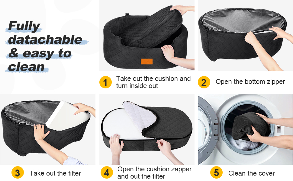 Dog Car Seat for Medium/Large Dogs (up to 25kg) or 2 Small Dogs - with Safety Leashes & Washable Cushion - Rear Seat Cover (Brown/Gray)