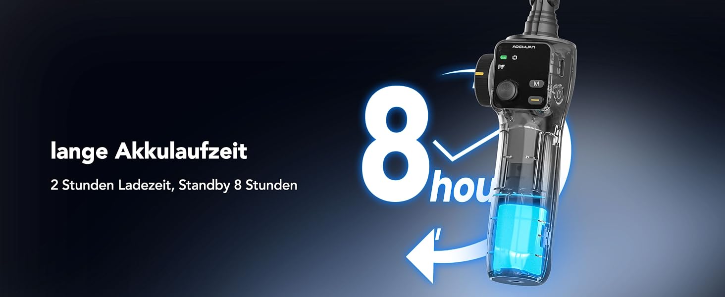 Стабілізатор для телефону Smart V8 Black з 3-осьовою стабілізацією та 7.8-дюймовою штангою, AI-трекінг, OLED-дисплей, кнопка зйомки