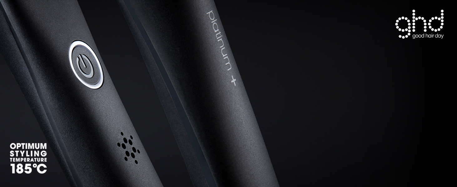 Випрямляч для волосся ghd Platinum+ чорного кольору - професійний стайлер для всіх типів волосся, захист кольору, більше блиску, нова упаковка