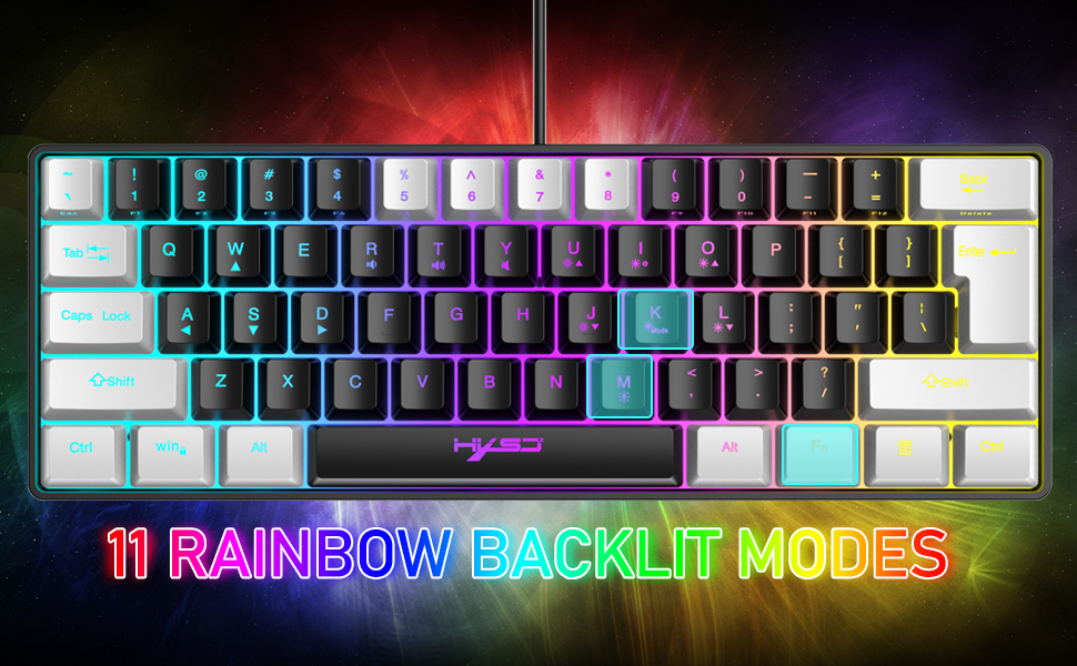 Ігрова комбінація клавіатури та миші XINMENG з RGB-підсвічуванням, миспад, 3600 DPI, серія Panda, для PS4/Windows/PC/Mac/Laptop, чорний