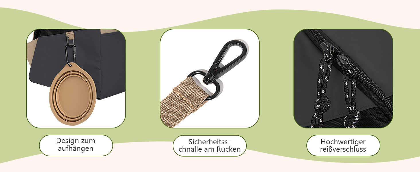 Рюкзак-переноска для тварин ALLSOPETS: для котів та маленьких собак. Зручний, дихаючий, для подорожей, кемпінгу, прогулянок. Бежевий колір