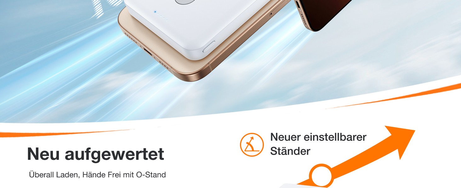 TORRAS Power Bank 5000mAh з MagSafe, 22.5W PD, USB-C, для iPhone 17 Pro Max та інших моделей