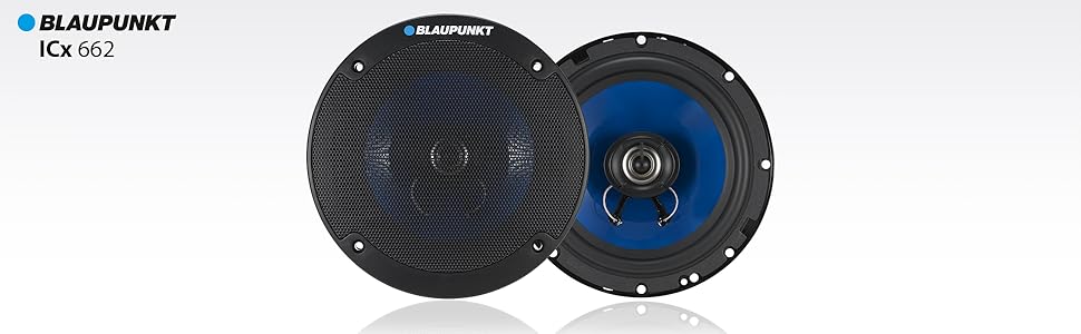 Автомобільна акустика BLAUPUNKT ICX662 165 мм, 250 Вт, однокомплектова